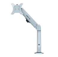 SUPORTE ARTICULADO COM PISTÃO A GAS PARA MONITOR ZINNIA NIMBO 100,17 A 27 POL Branco(Shopee)R$99