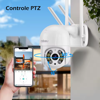 Coibeu A8 Câmera de Segurança Wifi,Visão Noturna,Icsee,a Prova d'água(AliExpress)R$85,15🇧🇷Produto no Brasil