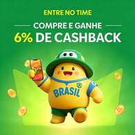 COMPRE E GANHE 6% DE CASHBACK NO ALIEXPRESS