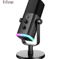 Fifine AM8 Microfone Gaming USB/XLR(AliExpress)R$221,68 🇧🇷Produto no Brasil