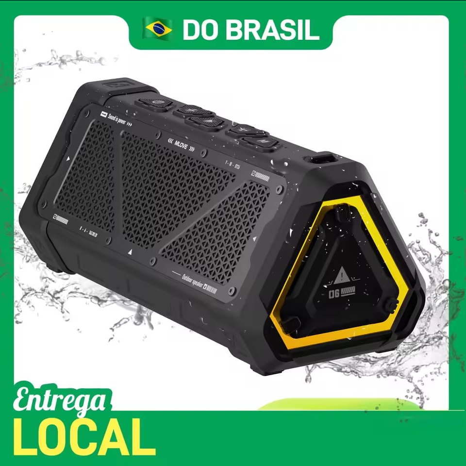 MIFA MLOVE P3 Speaker RGB Bluetooth 5.3 40W(AliExpress)R$123,43 🇧🇷Produto no Brasil