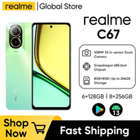 Realme C67 NFC 4G(Shopee)8/256GB-R$118(12X Sem Juros)🇧🇷Produto no Brasil