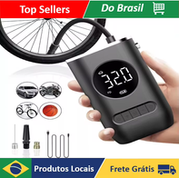 Bomba Elétrica de Encher Pneu de Carros,Motos,Bikes e Bolas(AliExpress)R$62,90🇧🇷Produto no Brasil