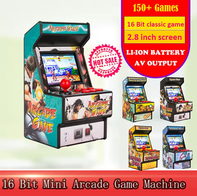 Mini Fliperama Console Portátil Arcade 2,8 polegadas 16 bits(mais de 150 clássicos retrô integrados para SEGA)(AliExpress)R$159,18(imposto incluso)