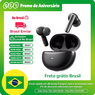XIAOMI QCY MeloBuds N70 Adaptive ANC Wireless Earbuds Bluetooth 6.0(AliExpress)R$210,00 🇧🇷Produto no Brasil