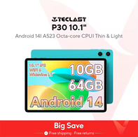 Teclast P30 Android 14 Tablet 10.1 polegadas IPS A523 Octa-core Max 10GB RAM 64GB ROM PC 3.5mm Jack(AliExpress)R$569(imposto incluso)