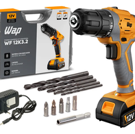 Kit Parafusadeira E Furadeira A Bateria 12v Maleta E Brocas WAP WF 12K3.2 1500mAh(Mercado Livre)R$116,13