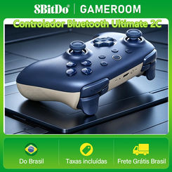 8BitDo Ultimate 2C Wireless Gamepad Bluetooth Sem Fio, Efeito Hall para Nintendo Switch 1 e 2(AliExpress)DarkBlue-R$157,93//02pçs-R$315,88/R$157,94 cada(3X Sem Juros)🇧🇷Produto no Brasil