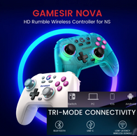 GameSir Nova Gamepad sem fio Bluetooth Gamepad com Hall Effect para Nintendo Switch 2 iPhone Android Phone PC(AliExpress)R$90,89🇧🇷Produto no Brasil