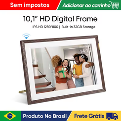 ARZOPA WiFi 10.1 Porta-Retrato Digital Wi-Fi 10.1 com Tela Touch(AliExpress)R$374,40🇧🇷Produto no Brasil