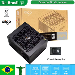 Aigo TY550 Fonte De Alimentação 550W 80 Plus Bronze(AliExpress)R$97,71//02pçs-R$189,42/R$94,71 cada🇧🇷Produto no Brasil