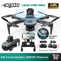 L200 PRO/Pro Max Drone com GPS 3KM, Motor sem escova,4K HD, Quadcopter FPV profissional,Gimbal de 2 eixos,Evitar obstáculos(AliExpress)Pro-R$522,97//Pro Max-R$618,78(imposto incluso)