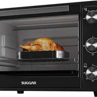 SUGGAR FORNO ELETRICO DE BANCADA 50 LITROS PRETO FE5012PT(Amazon)220V-R$397,90//127V-R$405,37(12X Sem Juros)