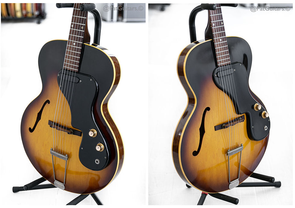 Thumbnail: 1962 Gibson ES-120T in Sunburst Slim body