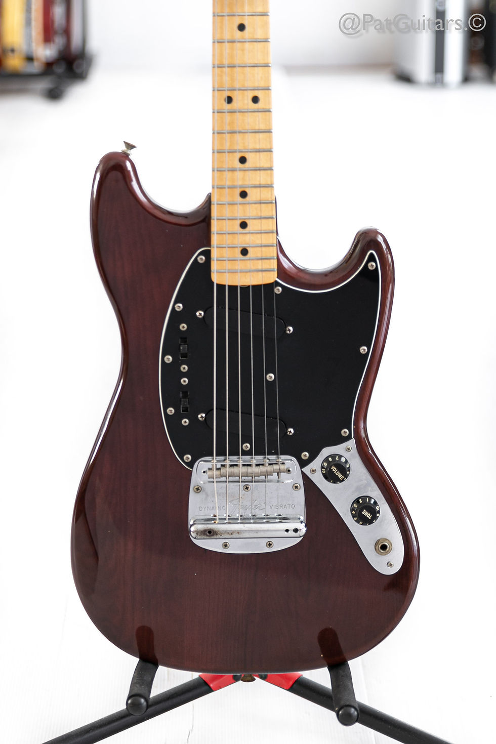 Thumbnail: 1978 Fender Mustang Guitar in Walnut (Mocha)