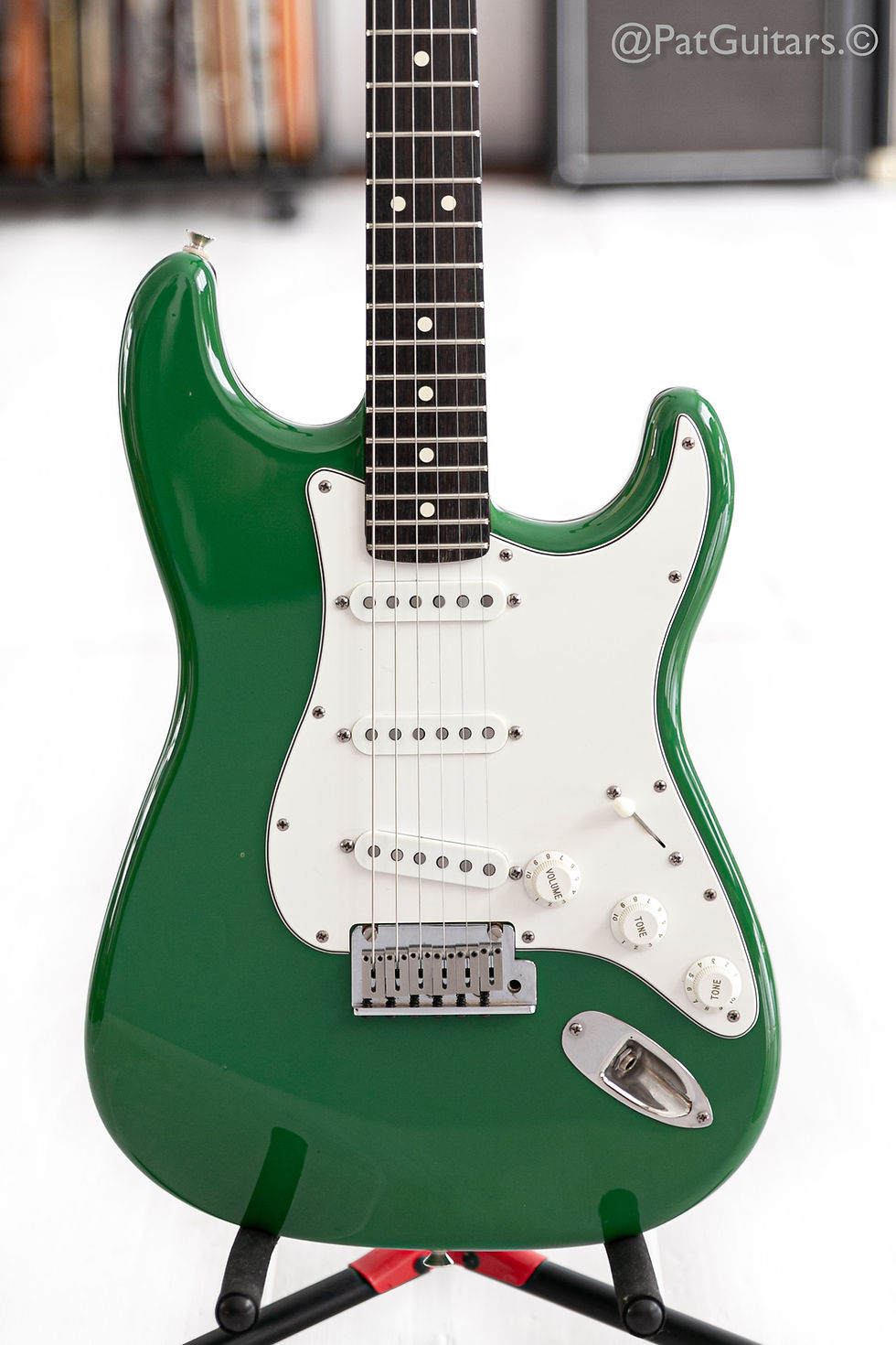 Thumbnail: 1988 Fender USA Limited Edition Stratocaster in Tanqueray Green.