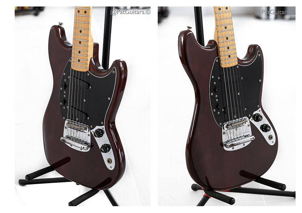 Thumbnail: 1978 Fender Mustang Guitar in Walnut (Mocha)
