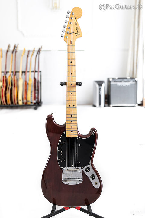 vintage fender mustang 78年製 walnut 1978 Fender Mustang Guitar in Walnut (Mocha) | eBay