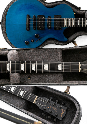 1992 Gibson Les Paul Studio Lite M-III in Trans Blue 7.6lbs