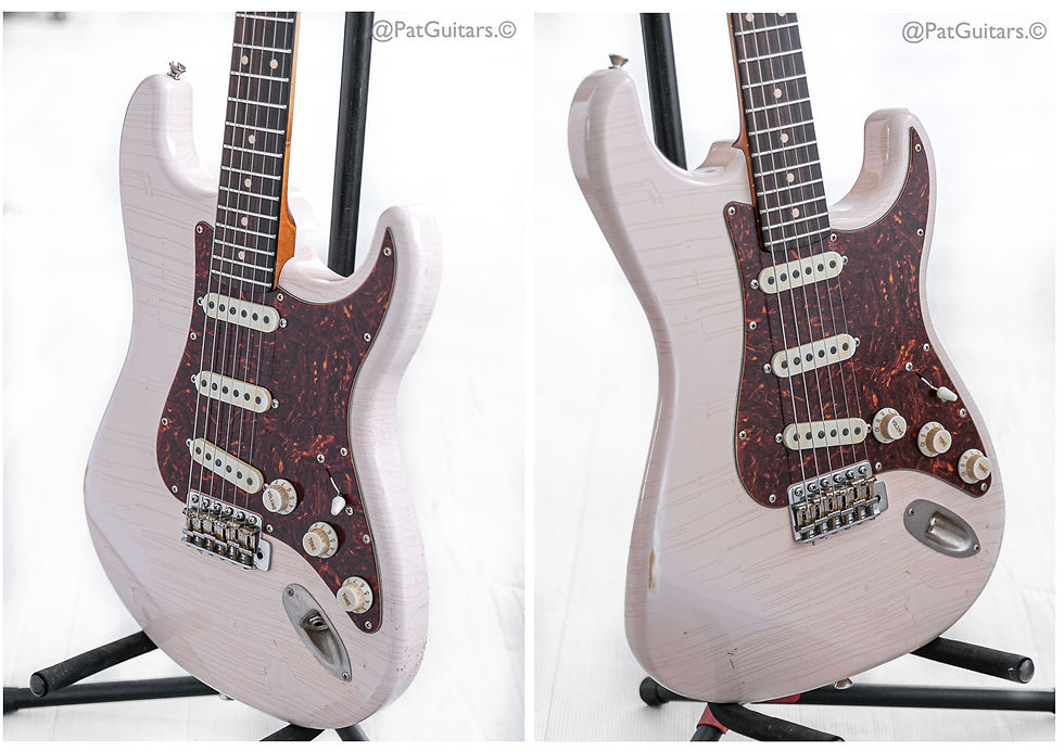 Thumbnail: 2022 Atkin 63S Strat in Faded Shell Pink