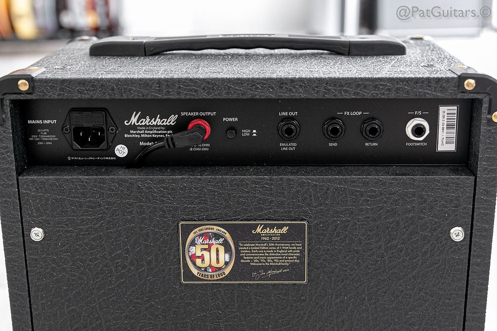 Thumbnail: 2012 Marshall DSL1C 50th Anniversary 2-Channel 1-Watt Guitar Amp Combo