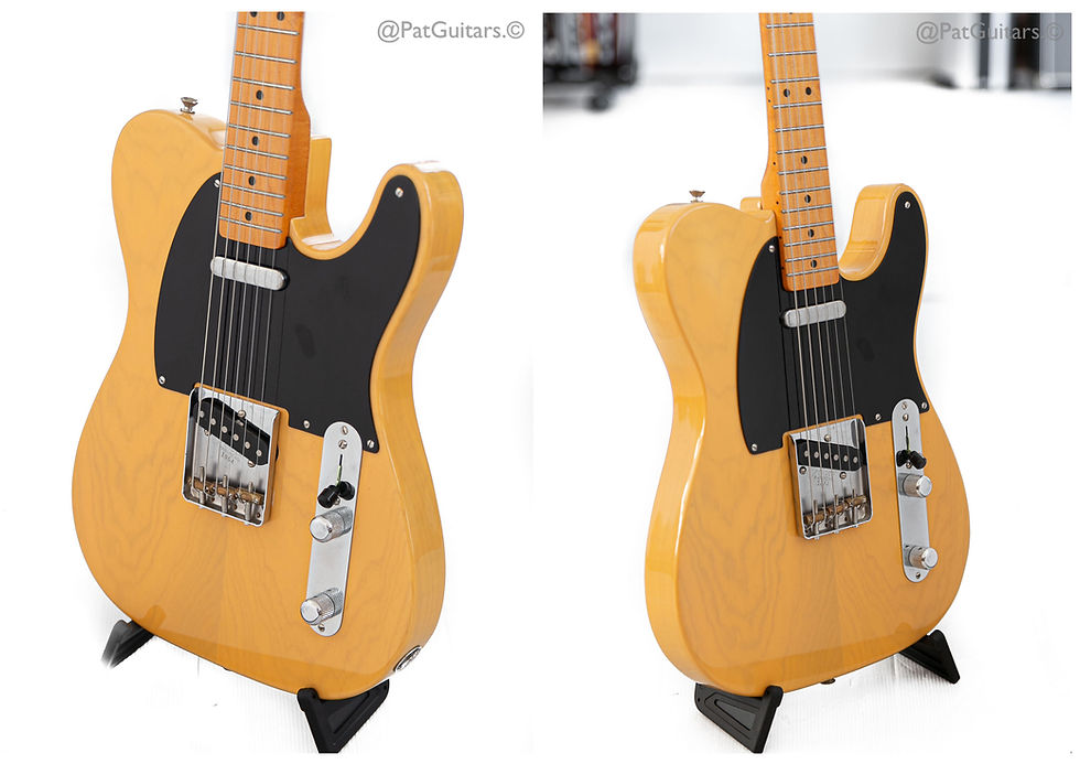 Thumbnail: 1998 Fender American Vintage 52 Reissue Telecaster in Butterscotch Blonde