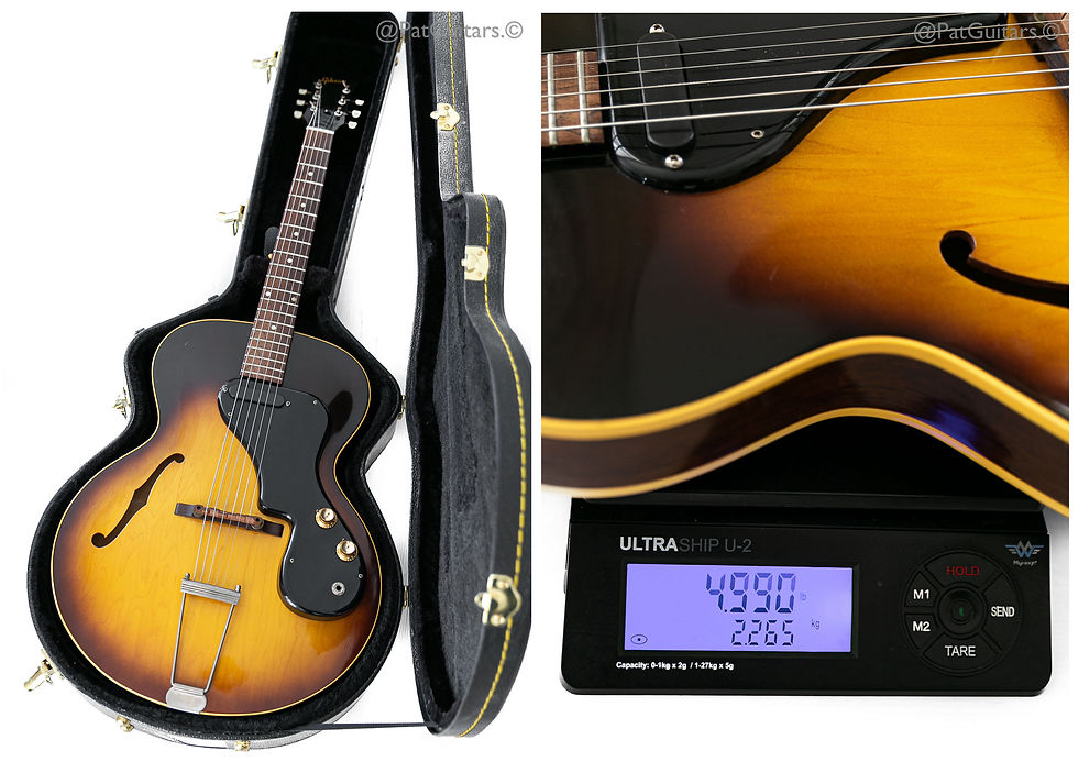 Thumbnail: 1962 Gibson ES-120T in Sunburst Slim body