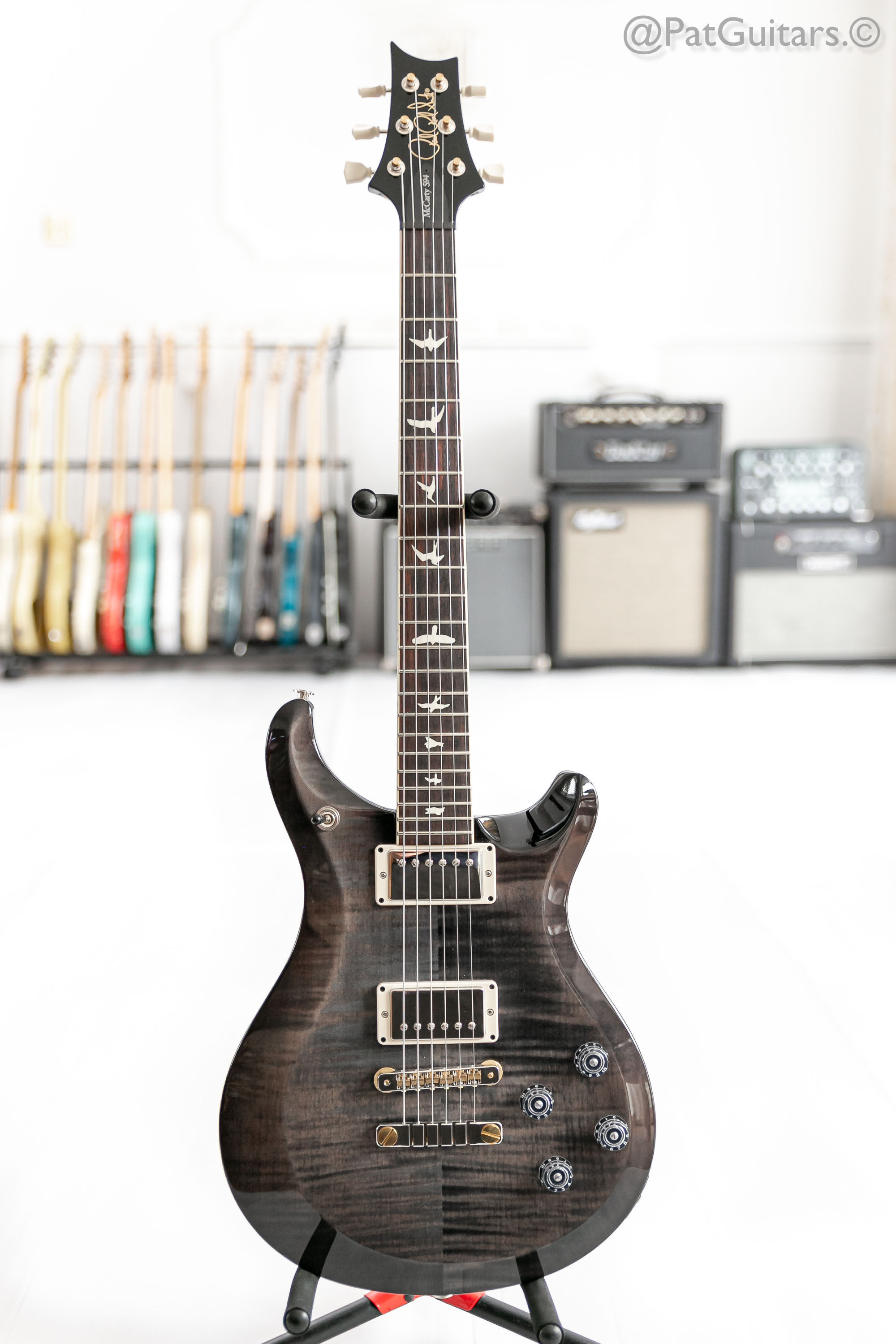 2020 PRS S2 McCarty 594 in Elephant Gray Flame Top. Paul Reed Smith