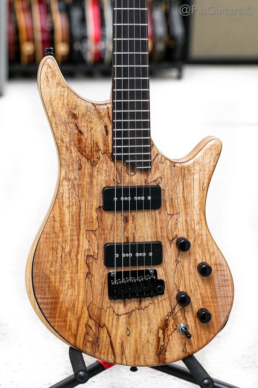 Thumbnail: 2019 Chapter CH-2 with Spalted Maple Top and Ebony Fretboard Electric Guitar