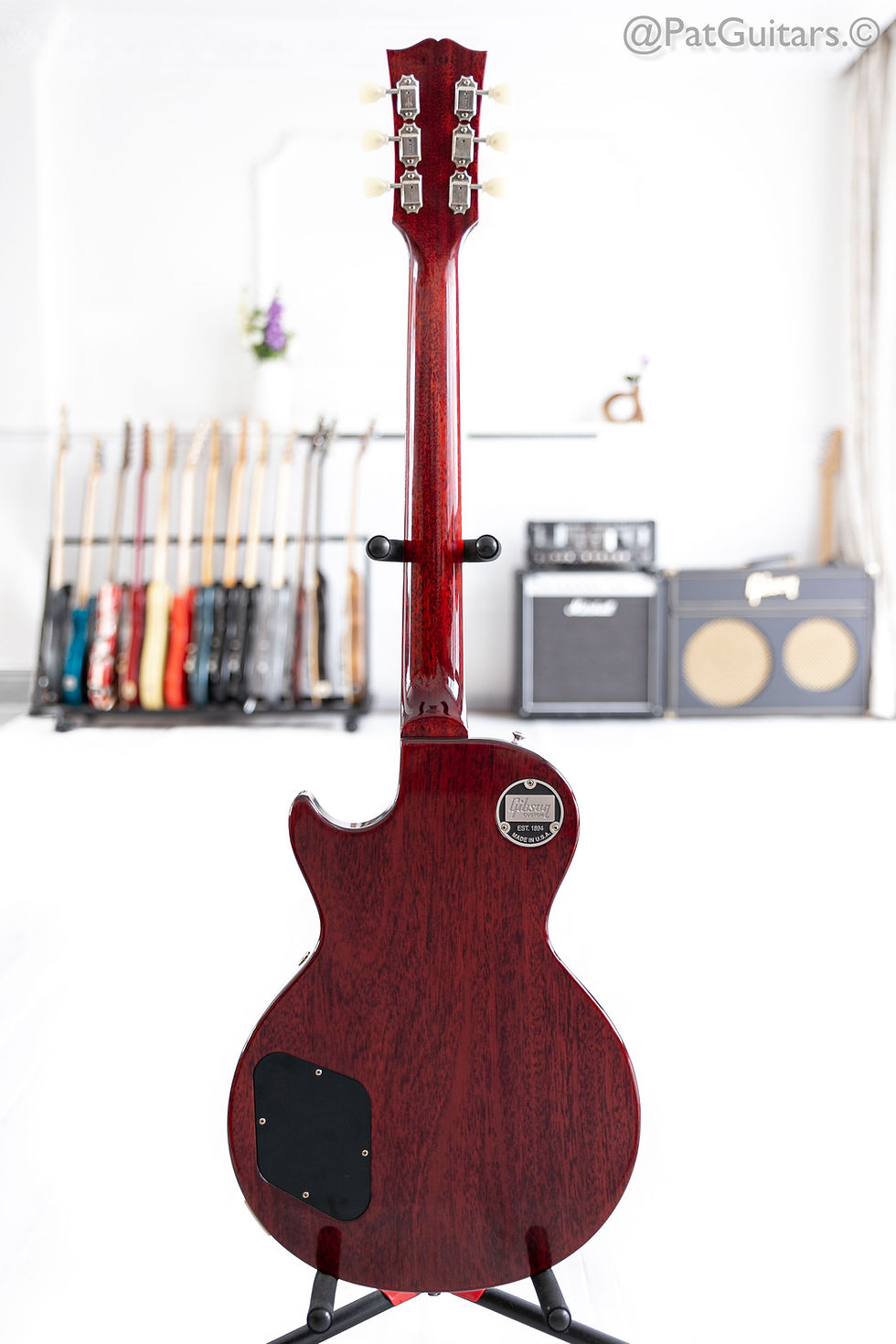 Thumbnail: 2020 Gibson Custom Shop Les Paul 58 Reissue in Sweet Cherry Red R8 1958 Flame To