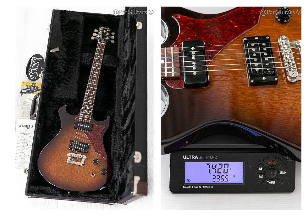 Thumbnail: 2021 Knaggs Keya J HP in Tobacco Burst 7.4lbs