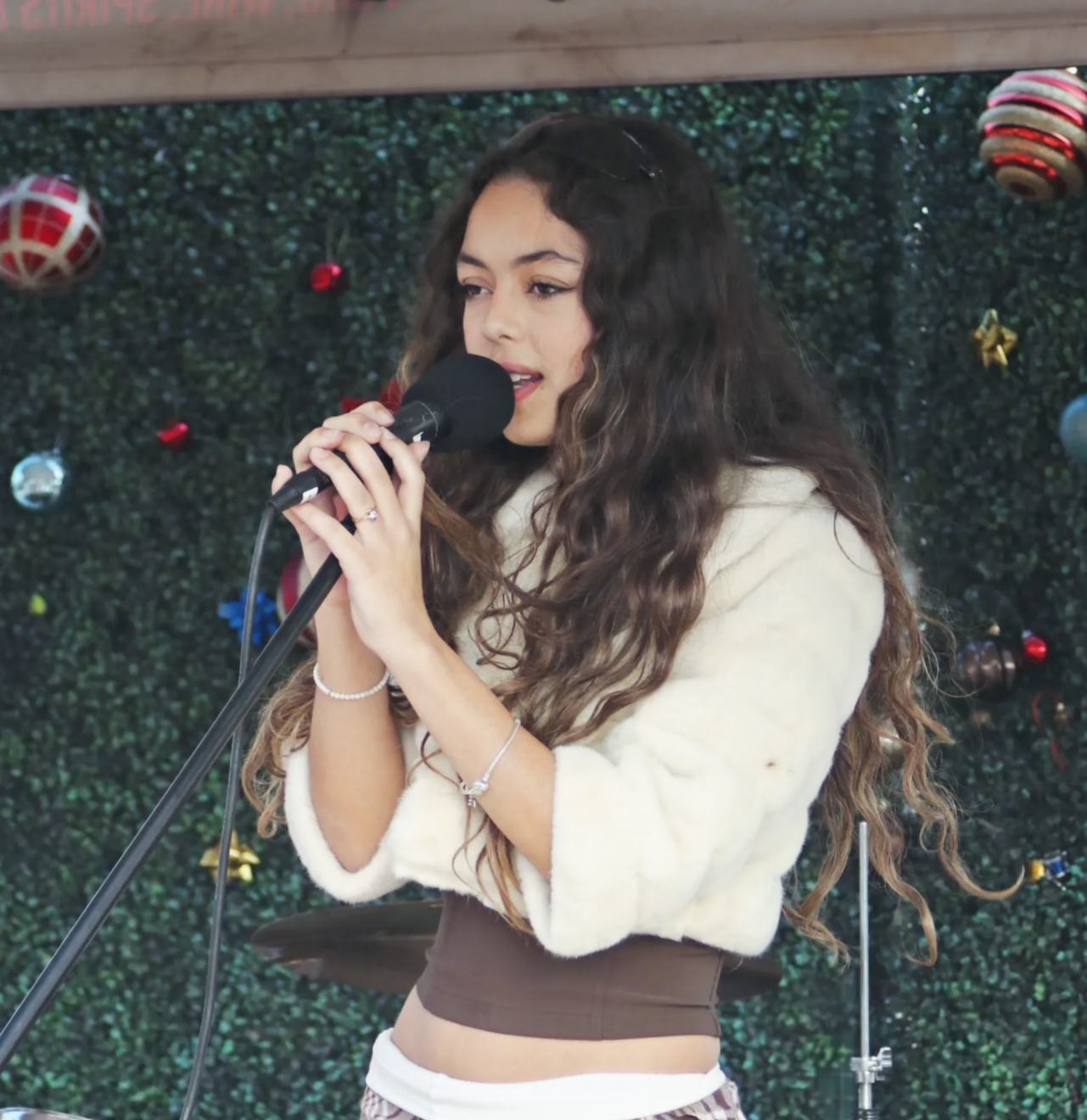 Young Female Singer Performing at Dana Point Music Recital