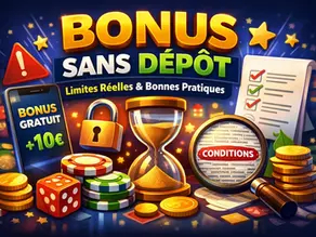 Bonus sans dépôt : limites réelles et bonnes pratiques