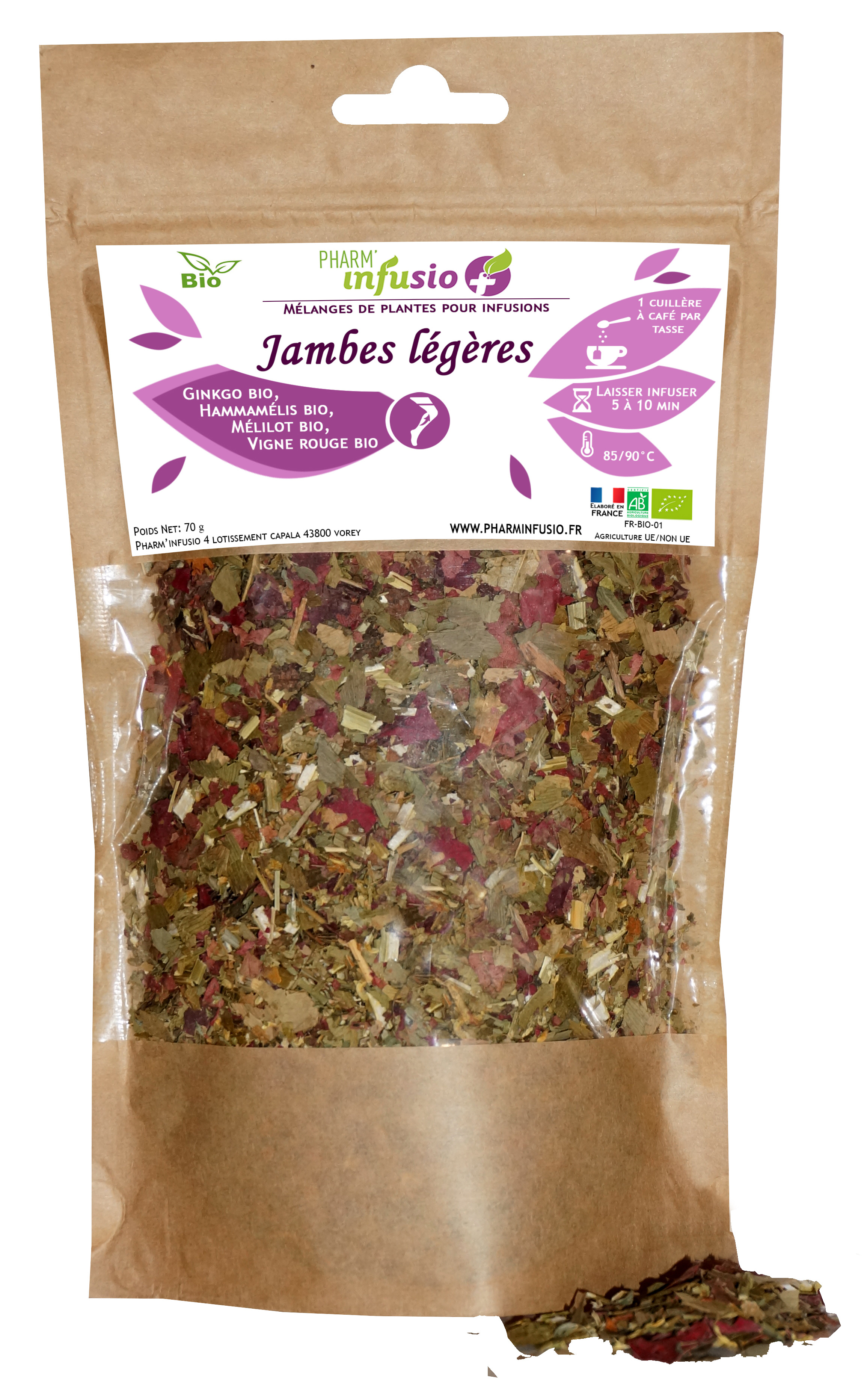 Jambes légères BIO*