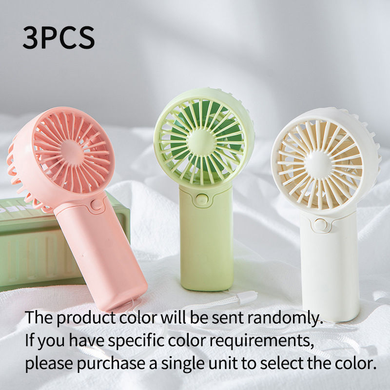 Thumbnail: 2025 Cute Mini Fan Portable Handheld Fan Lightweight Handy Fan Pocket Size Low N