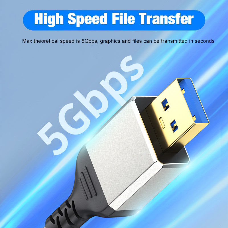 Thumbnail: Usb Extension Cable 5m 3m 2m 1m 5Gbps High Speed Extensor Usb 3 0 Extension Cord