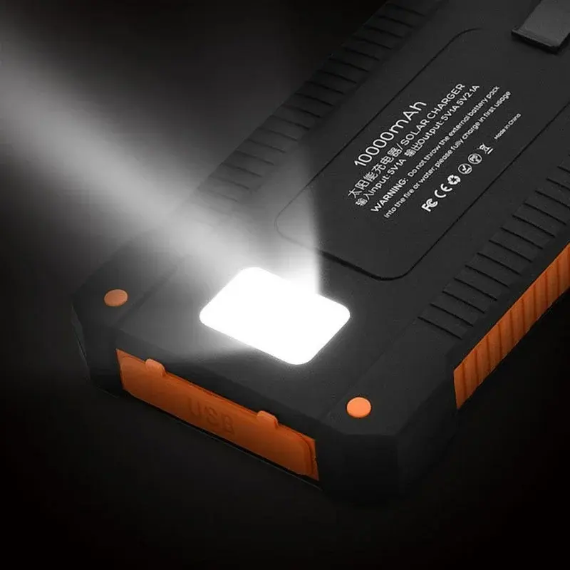 Thumbnail: Lenovo 500000mAh Solar Power Bank Super Fast Charging Large Capacity Portable Ex