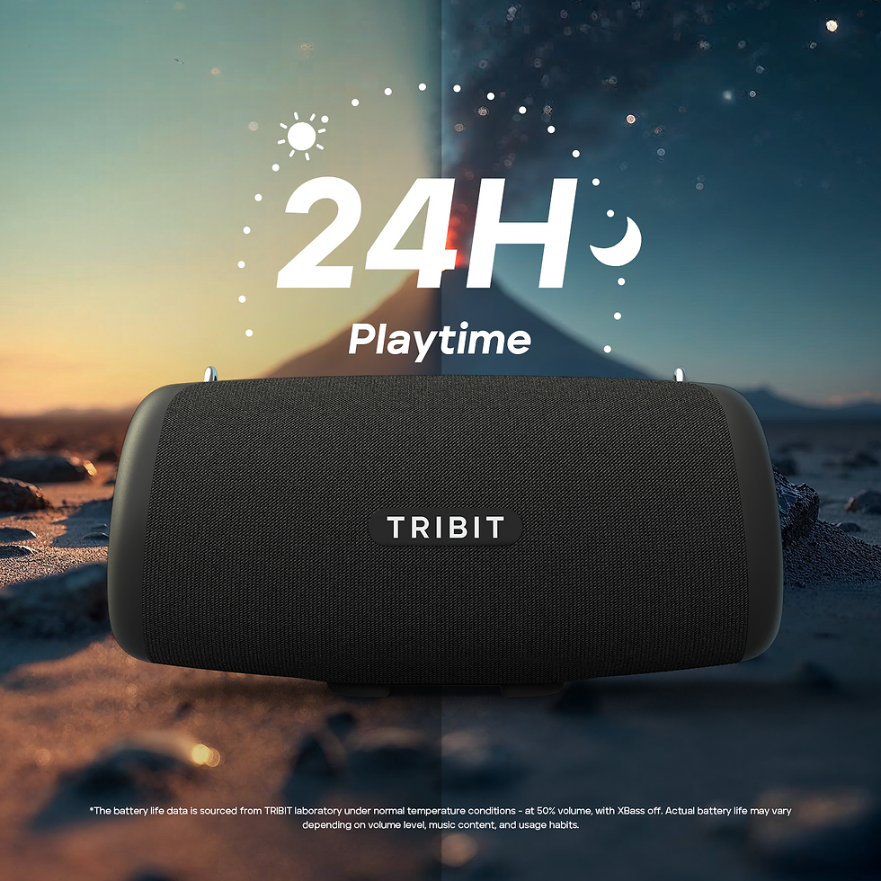 Thumbnail: TRIBIT StormBox Lava 80W Portable Bluetooth Speaker Built-in Powerbank, APP Cont