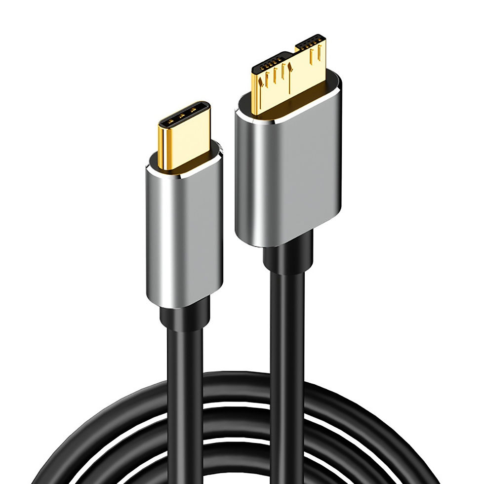 Thumbnail: External Hard Drive Cable USB 3.0 Type C To Micro B Male Adapter For Toshiba Sea