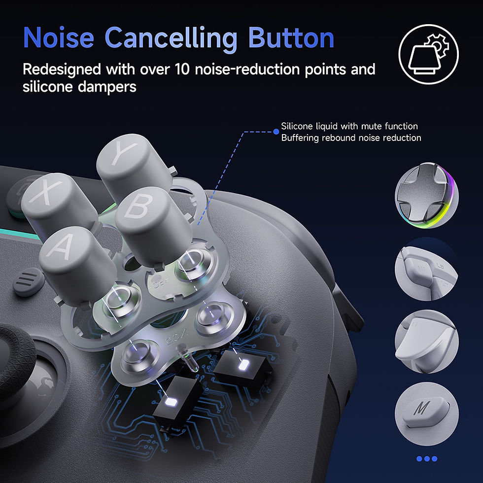 Thumbnail: EasySMX X05 Pro Gamepad RGB Game Controller Compatible with PC/Switch/Phone/TV/S