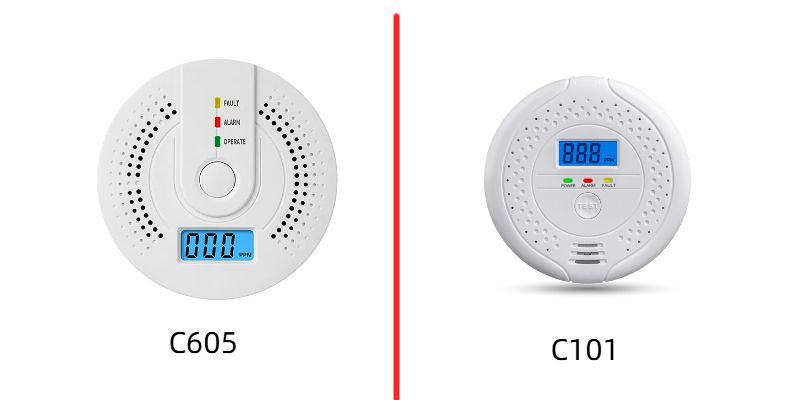 Thumbnail: Independent CO Alarm Sensor Carbon Monoxide Alarm Detector High Sensitive Warnin