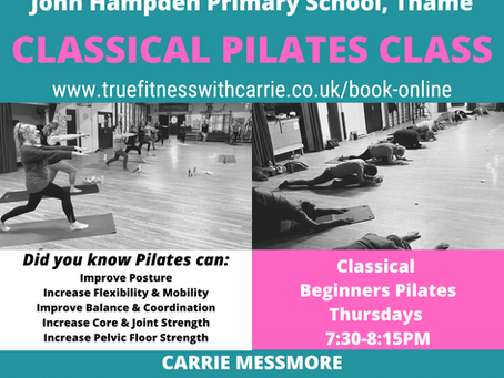 CLASSICAL PILATES COURSE - FULLY BOOKED