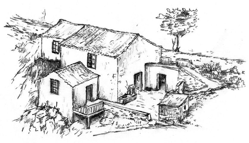 Otro ejemplo de patio bajo más desarrollado, con buen resultado estético.