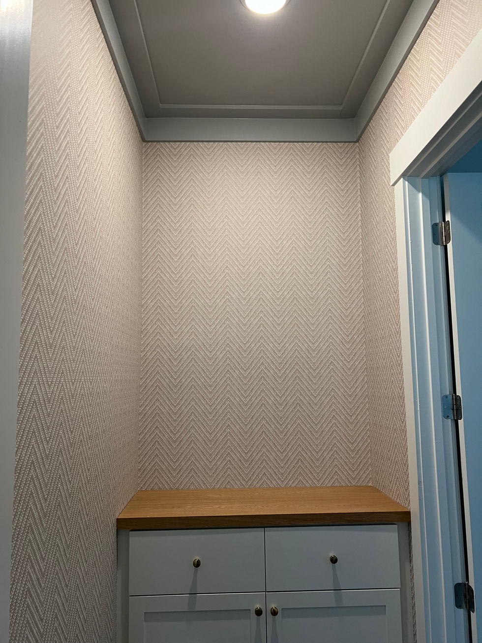 A Street Prints Glynn Neutral Chevron