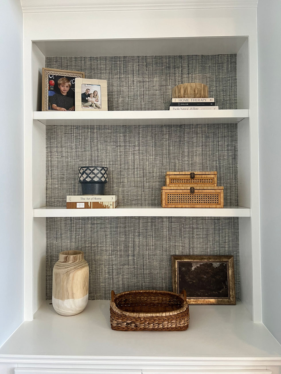 Phillip Jeffries Metallic Paperweave in Tungsten