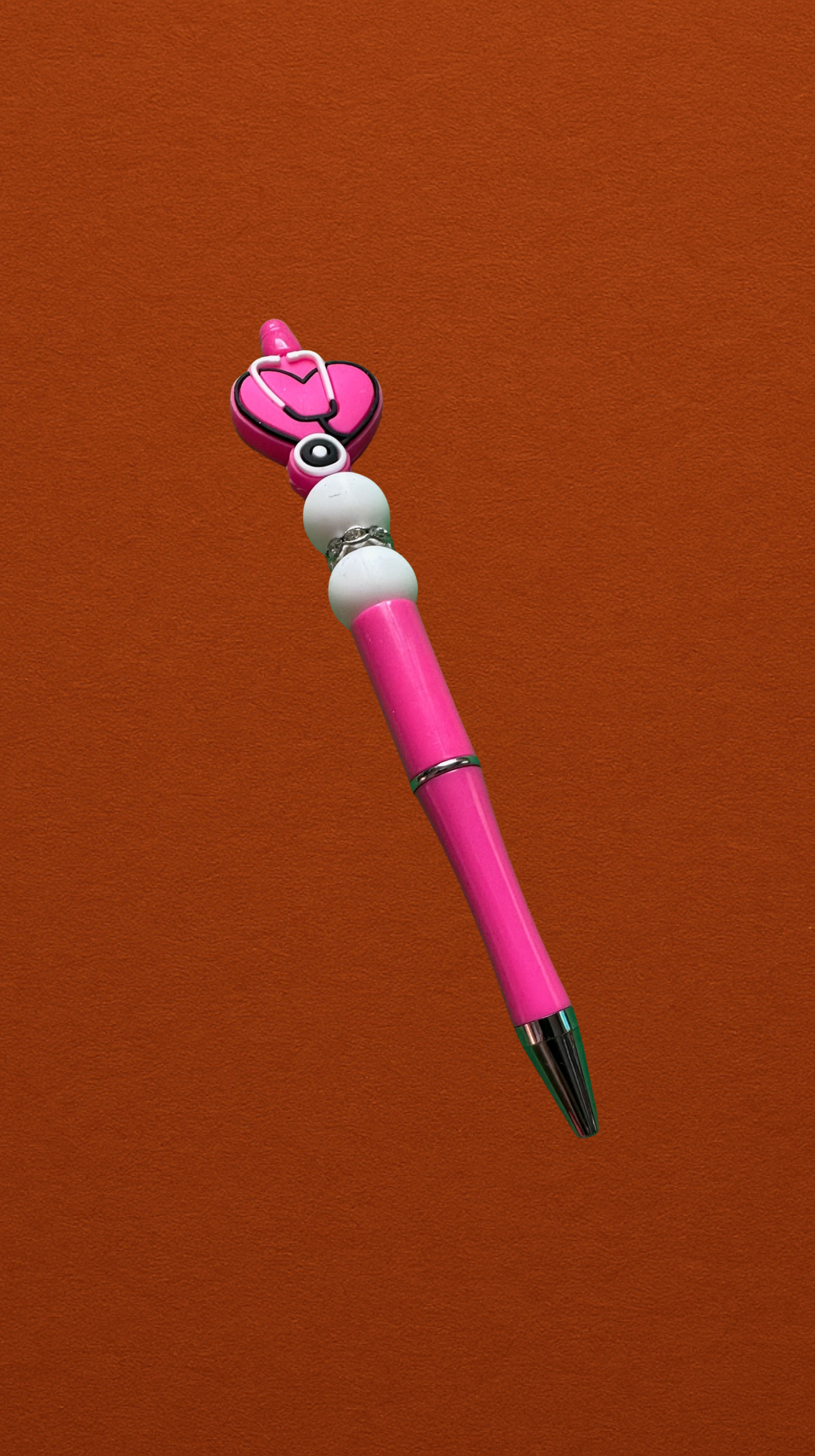 Nurse Heart Beaded Pen Gift