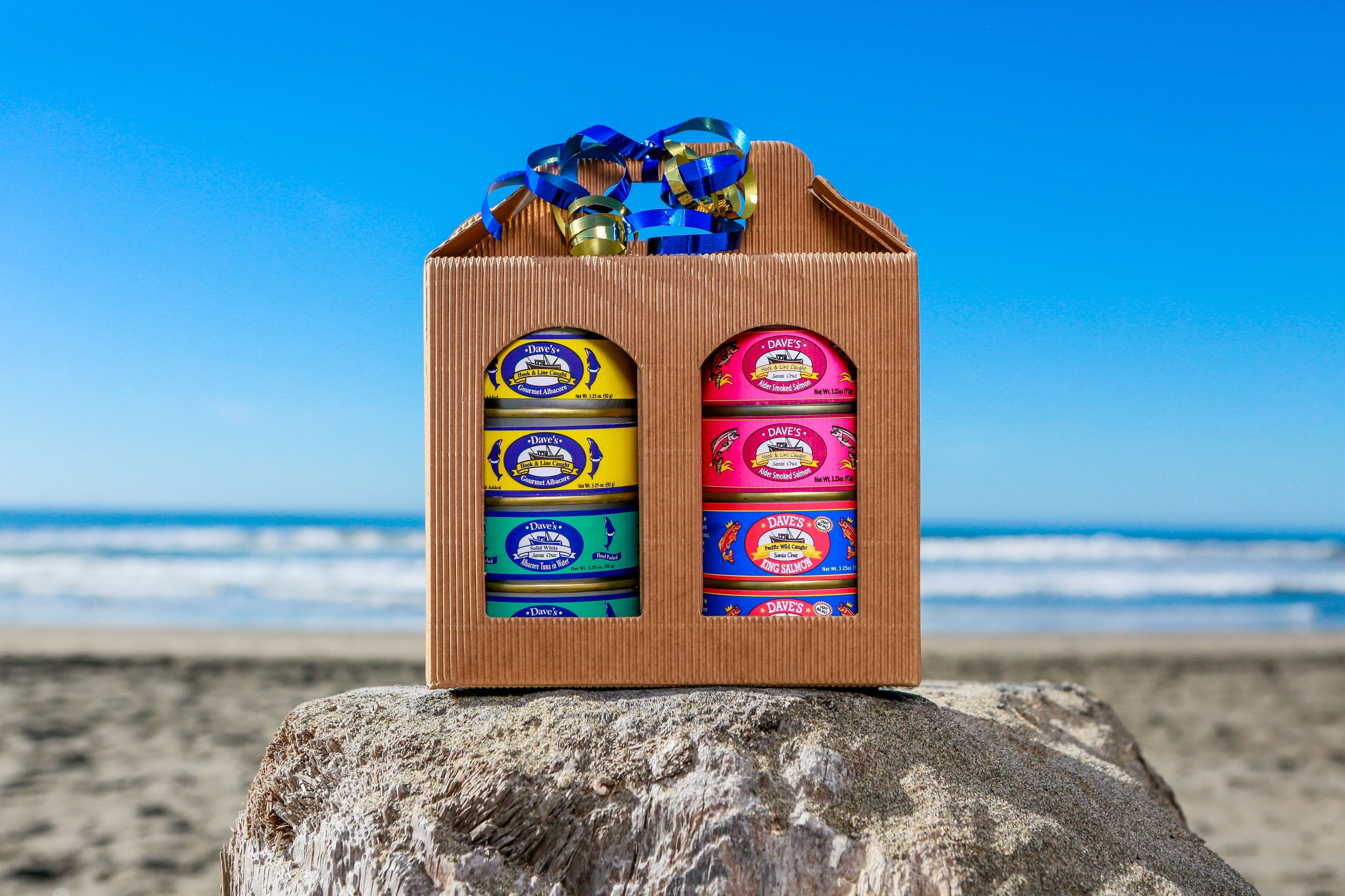 Travel Box Assorted Sampler with Salmon and Albacore