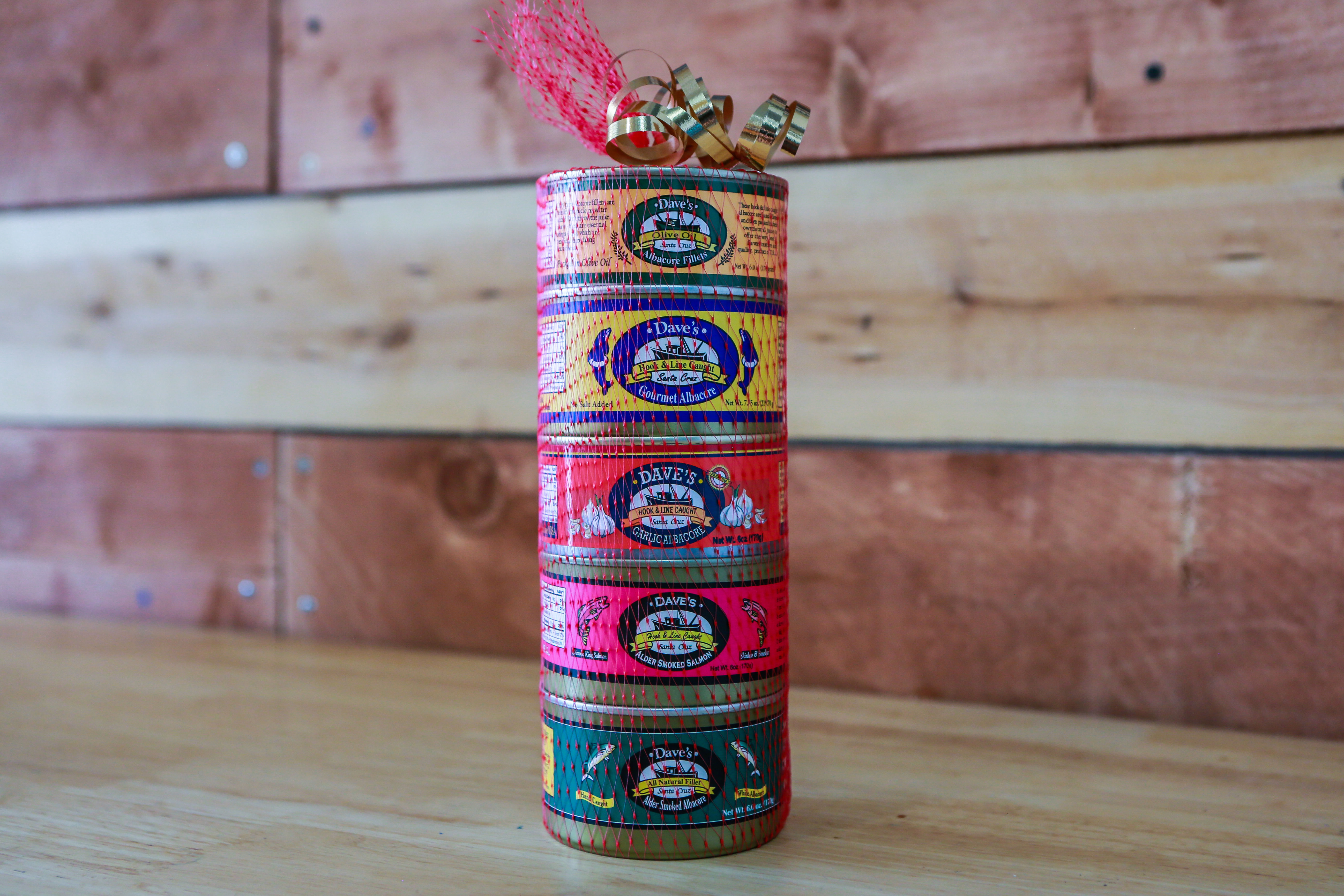 5 Pack 6 oz. Red Net Deluxe Sampler of Albacore and Salmon