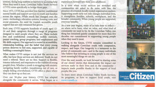 CVYS in the Cowichan Valley Citizen - January 7, 2026