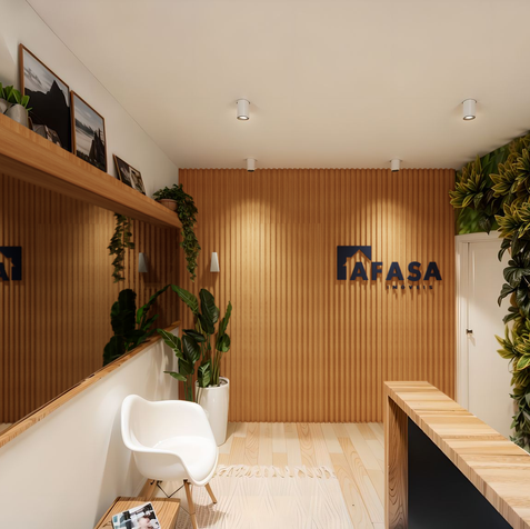 Projeto Comercial Recepção de Imobiliária - Rio de Janeiro - Copacabana